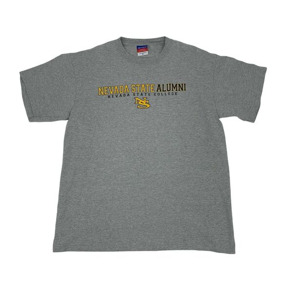Champion Nevada State Scorpions Alumni T Shirt Men's Size XL Gray Short Sleeve - Picture 1 of 8